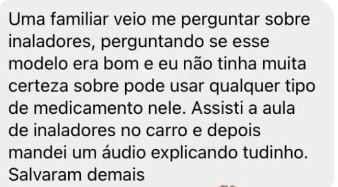 Depoimento de participante do PedSummit 7