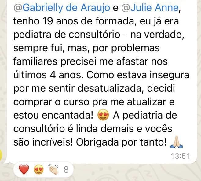 Depoimento de participante do PedSummit 2
